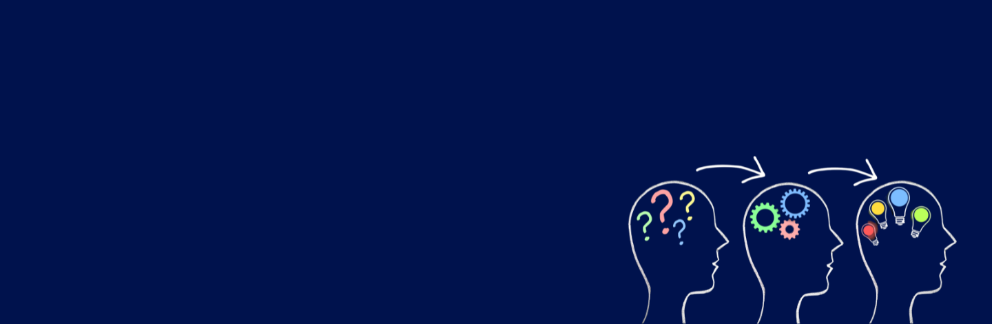 Blue background brainstorming images