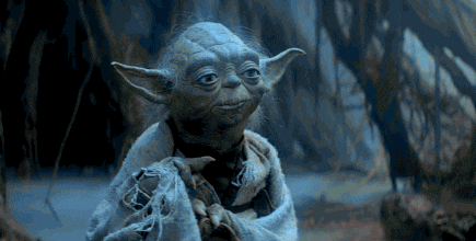 Gif of Yoda saying There is no try